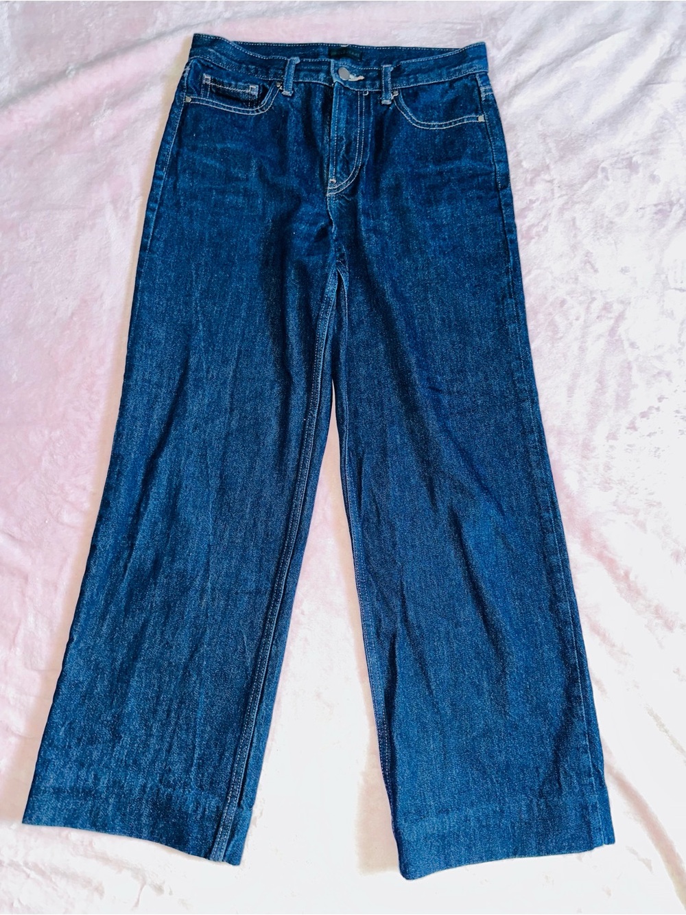 Uniqlo Women's Dark Blue Bootcut Jeans